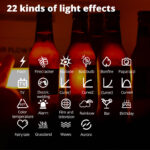 AMBITFUL A2 RGB 2500-8500K RGB LED Video Stick Tube Light, CRI 95+ TLCI 97 +,Built-in APP Lithium Battery Magnetic Function